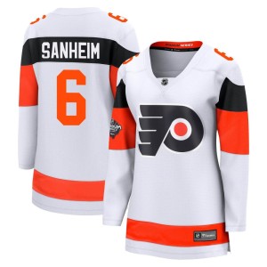 Women's Philadelphia Flyers Travis Sanheim Fanatics Branded Breakaway 2024 Stadium Series Jersey - White
