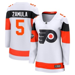 Women's Philadelphia Flyers Egor Zamula Fanatics Branded Breakaway 2024 Stadium Series Jersey - White