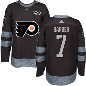Youth Philadelphia Flyers Bill Barber Authentic 1917-2017 100th Anniversary Jersey - Black
