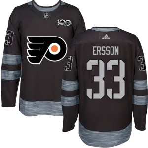Youth Philadelphia Flyers Samuel Ersson Authentic 1917-2017 100th Anniversary Jersey - Black