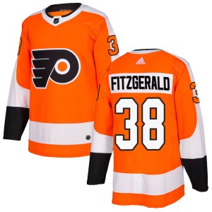 Men's Philadelphia Flyers Ryan Fitzgerald Adidas Authentic Home Jersey - Orange