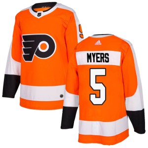 Men's Philadelphia Flyers Philippe Myers Adidas Authentic Home Jersey - Orange