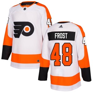 Men's Philadelphia Flyers Morgan Frost Adidas Authentic ized Jersey - White
