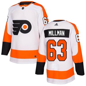 Men's Philadelphia Flyers Mason Millman Adidas Authentic Jersey - White