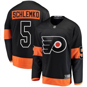 Youth Philadelphia Flyers David Schlemko Fanatics Branded Breakaway Alternate Jersey - Black