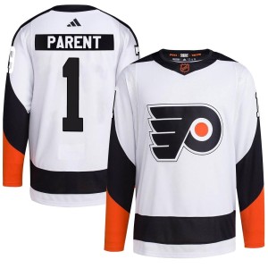 Youth Philadelphia Flyers Bernie Parent Adidas Authentic Reverse Retro 2.0 Jersey - White