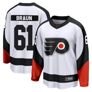 Youth Philadelphia Flyers Justin Braun Fanatics Branded Breakaway Special Edition 2.0 Jersey - White