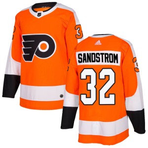 Youth Philadelphia Flyers Felix Sandstrom Adidas Authentic Home Jersey - Orange