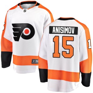 Youth Philadelphia Flyers Artem Anisimov Fanatics Branded Breakaway Away Jersey - White