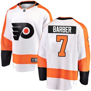 Youth Philadelphia Flyers Bill Barber Fanatics Branded Breakaway Away Jersey - White