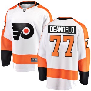 Youth Philadelphia Flyers Tony DeAngelo Fanatics Branded Breakaway Away Jersey - White
