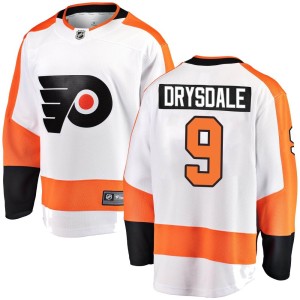 Youth Philadelphia Flyers Jamie Drysdale Fanatics Branded Breakaway Away Jersey - White