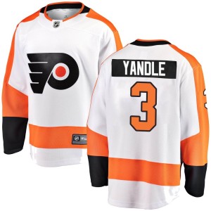 Men's Philadelphia Flyers Keith Yandle Fanatics Branded Breakaway Away Jersey - White
