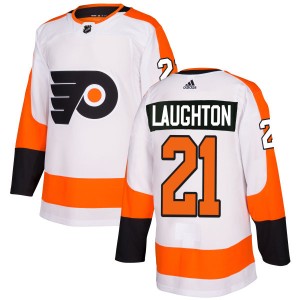 Men's Philadelphia Flyers Scott Laughton Adidas Authentic Jersey - White