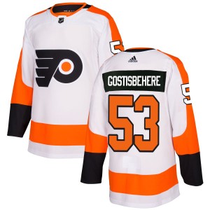 Men's Philadelphia Flyers Shayne Gostisbehere Adidas Authentic Jersey - White