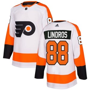 Youth Philadelphia Flyers Eric Lindros Adidas Authentic Away Jersey - White