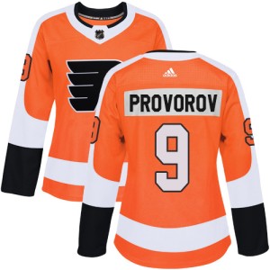 Women's Philadelphia Flyers Ivan Provorov Adidas Authentic Home Jersey - Orange