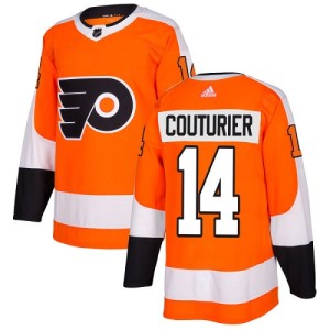 Youth Philadelphia Flyers Sean Couturier Adidas Authentic Home Jersey - Orange