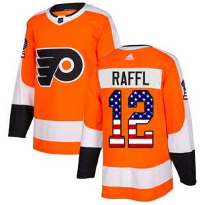 Youth Philadelphia Flyers Michael Raffl Adidas Authentic USA Flag Fashion Jersey - Orange